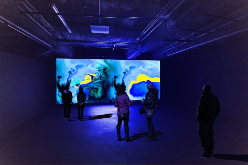 Exposiiton digital Abysse base sous marine Nuit des musées