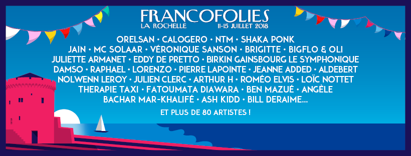 festival francofolies La Rochelle Aquitaine