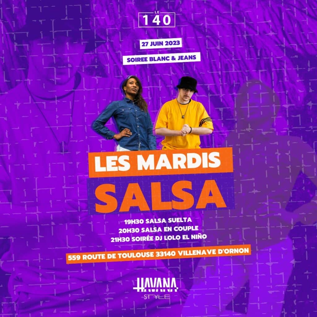Cours de Salsa - LE 140 Villenave d'Ornon