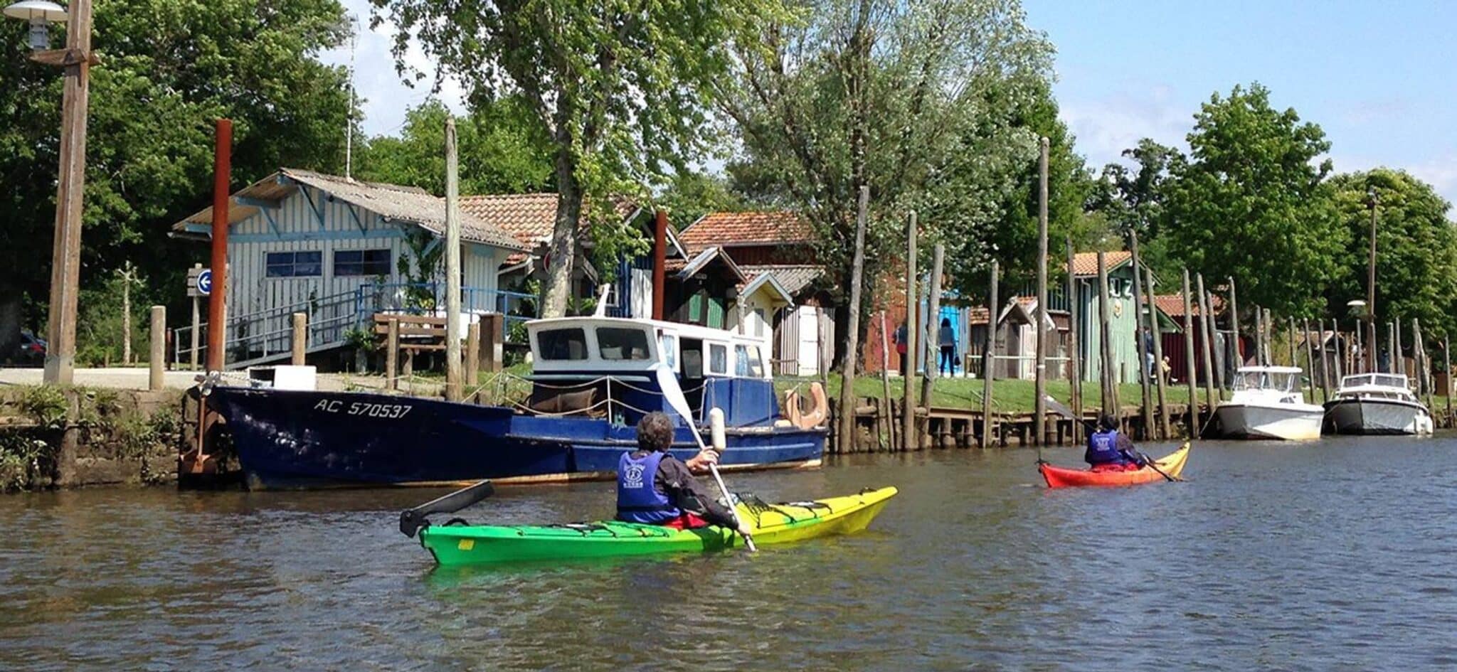 Descente de canoë-kayak de la Leyre au Bassin d'Arcachon
