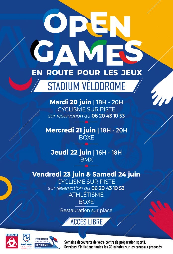 Programme Open Games 2023 Bordeaux