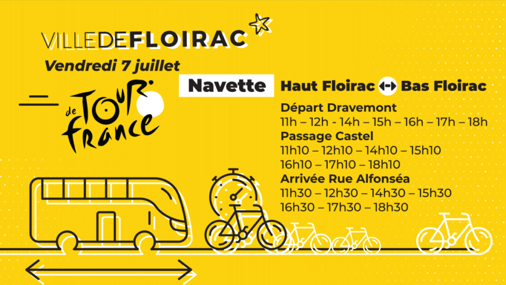 programme Tour de France floirac & Arkéa Arena