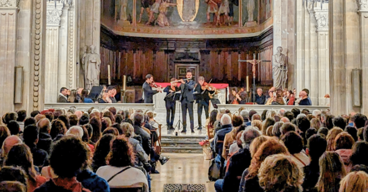 Concert dans l'église Notre Dame de Bordeaux