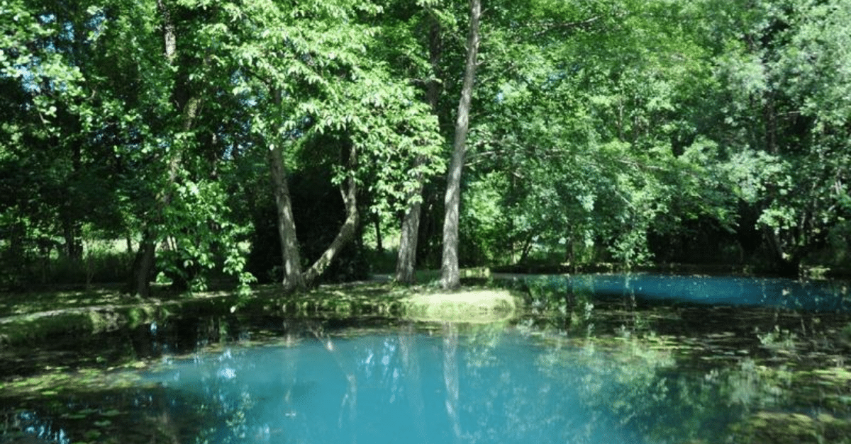 Les Fontaines bleues du Château de Beaulon