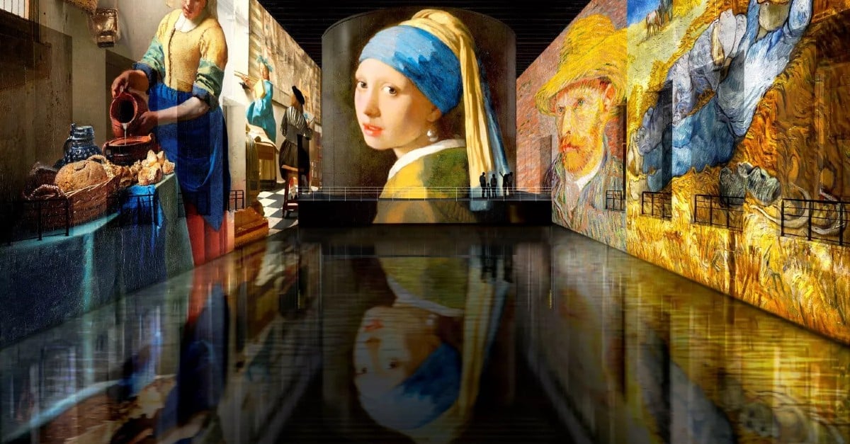 Exposition de Vermeer, à Van Gogh aux Bassins des Lumières à Bordeaux