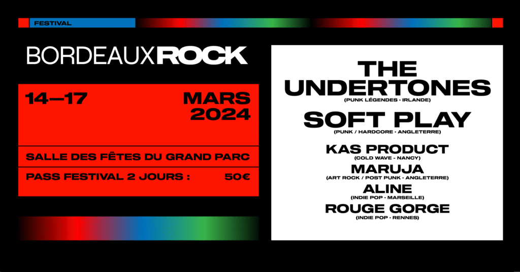 Festival Bordeaux Rock avec The Undertones