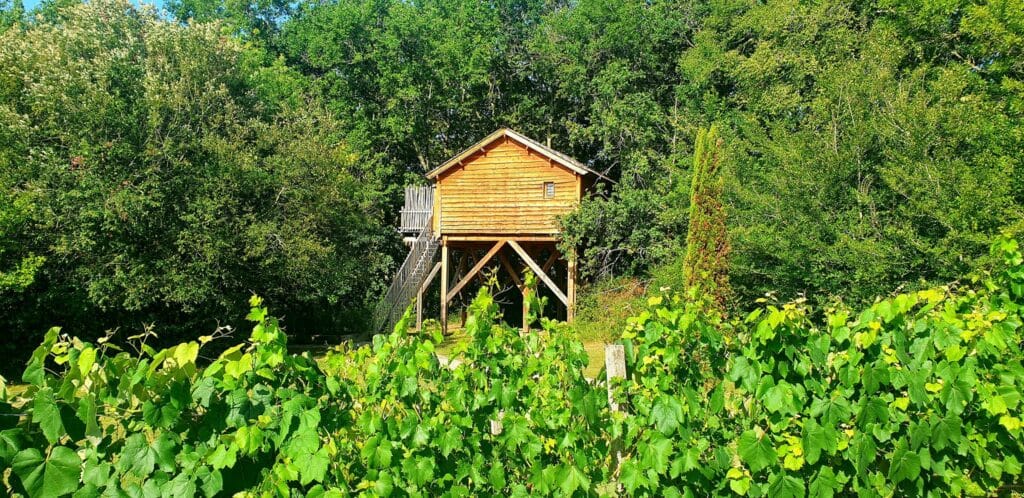 Logement insolite près de Bordeaux : Cabane dans les arbres