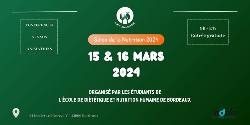 Salon de la Nutrition Bordeaux 2024