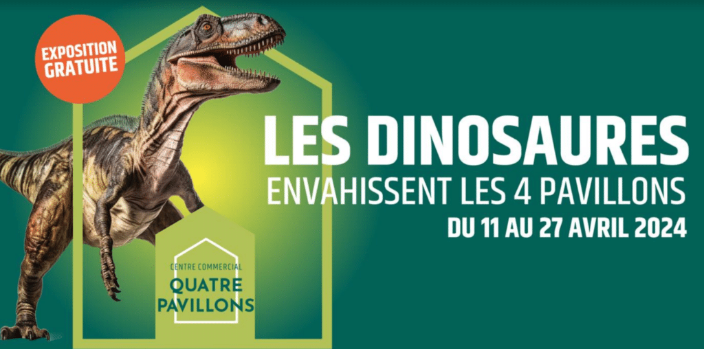 Expo de dinosaures à Lormont